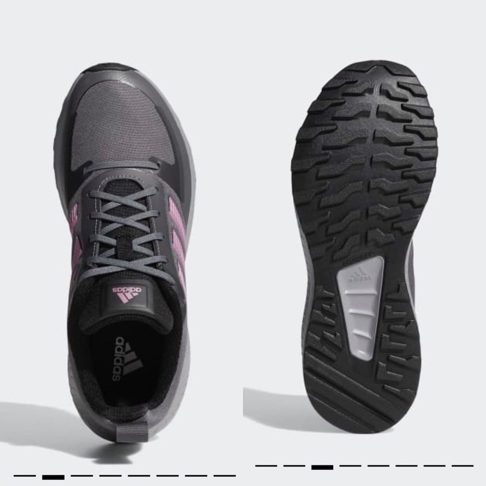 Adidas Women’s Light Sneakers (7.5) Grey/Pink